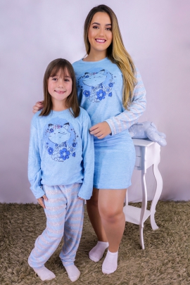 Pijama Conjunto hobby + camisola floral - Sanft - Pijama Infantil -  Magazine Luiza